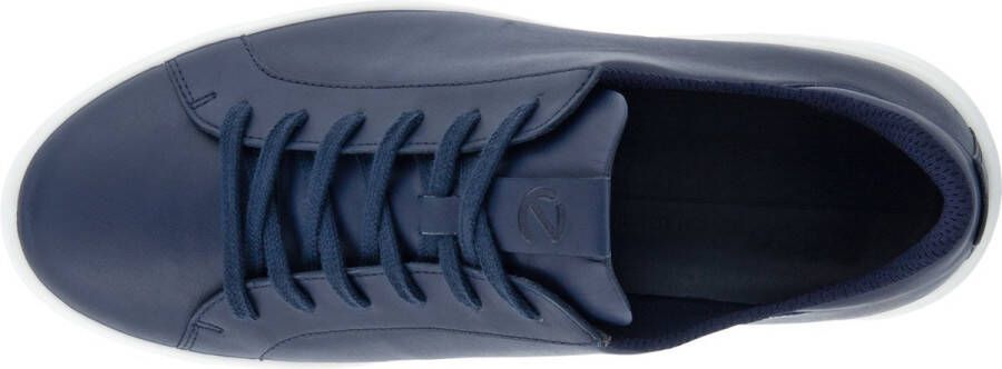 ECCO Street Tray M Sneakers blauw Nubuck Heren