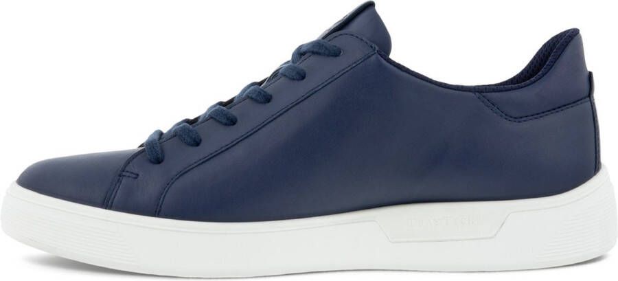 ECCO Street Tray M Sneakers blauw Nubuck Heren