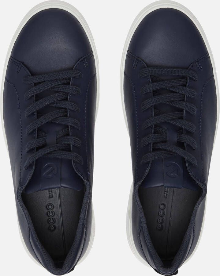 ECCO Street Tray M Sneakers blauw Nubuck Heren