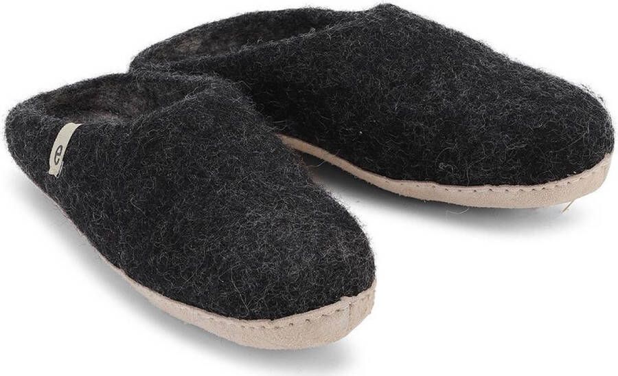 Egos Copenhagen Unisex Sloffen Slipper Black