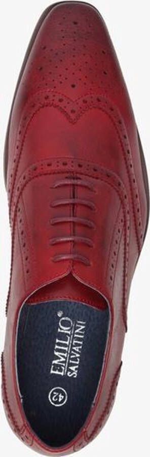 Emilio Salvatini heren veterschoenen Rood