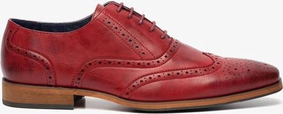 Emilio Salvatini heren veterschoenen Rood
