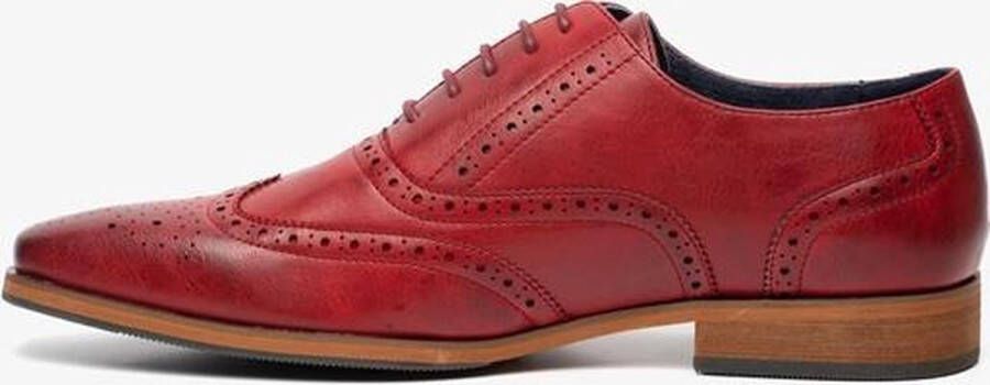 Emilio Salvatini heren veterschoenen Rood