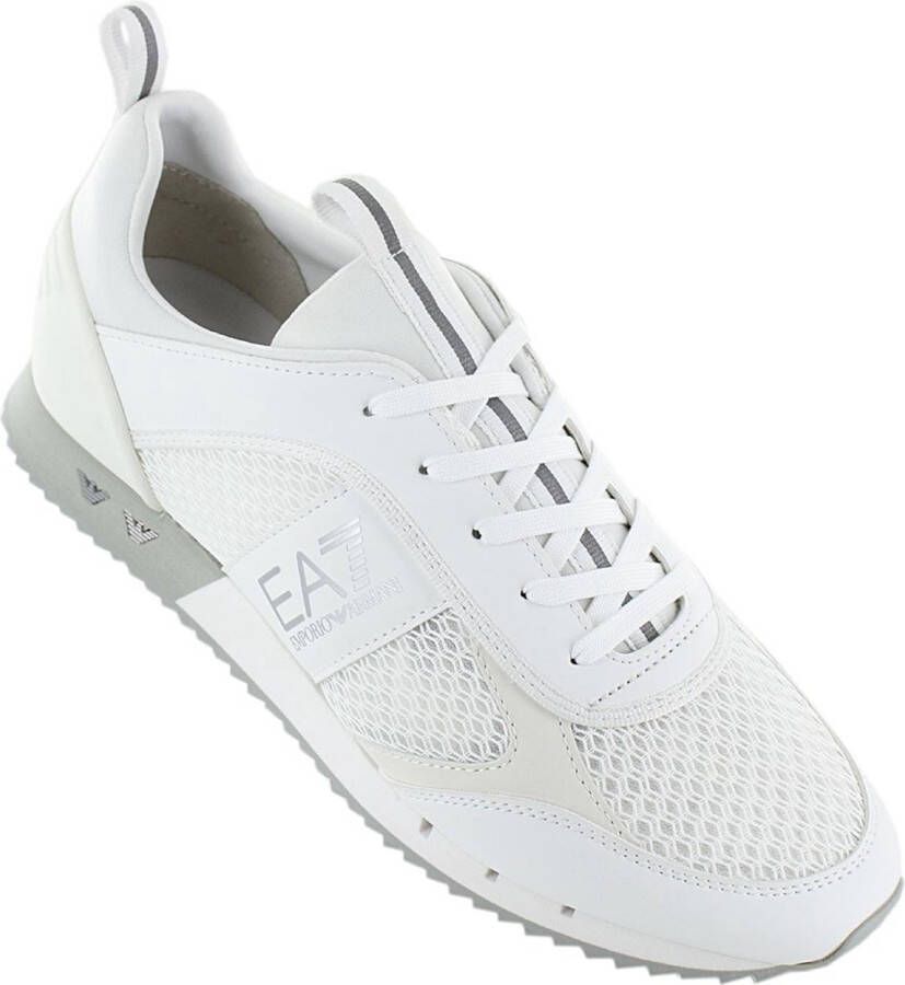 Emporio Armani EA7 Black & White Lace Up Sneakers Heren