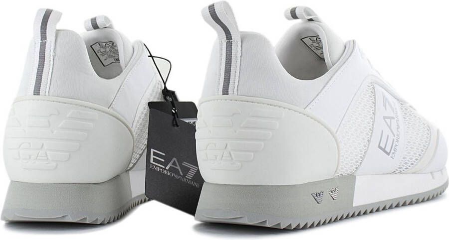 Emporio Armani EA7 Black & White Lace Up Sneakers Heren