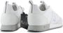 Emporio Ar i EA7 Witte Zilveren Mesh Sneaker Unisex Hardloopschoenen White - Thumbnail 8