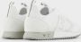 Emporio Ar i EA7 Witte Zilveren Mesh Sneaker Unisex Hardloopschoenen White - Thumbnail 9