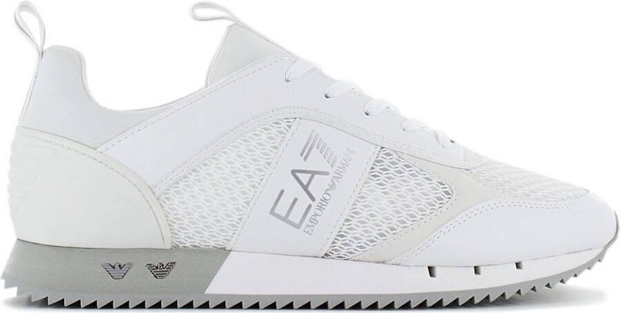 Emporio Armani EA7 Black & White Lace Up Sneakers Heren