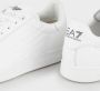 Emporio Ar i EA7 Witte sneakers geïnspireerd op sportkleding White - Thumbnail 6