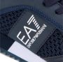 Emporio Ar i EA7 Sneaker Sneakers Sportschoenen Schoenen Blauw X8X027 XK050 D813 - Thumbnail 8