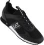 Emporio Armani EA7 Logo Sneakers met Treklipje en Merk Binnenzool Black Heren - Thumbnail 11