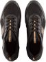 Emporio Ar i EA7 Zwarte Rose Gouden Mesh Sneaker Unisex Hardloopschoen Black - Thumbnail 3