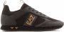 Emporio Ar i EA7 Zwarte Rose Gouden Mesh Sneaker Unisex Hardloopschoen Black - Thumbnail 4