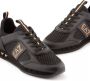 Emporio Ar i EA7 Zwarte Rose Gouden Mesh Sneaker Unisex Hardloopschoen Black - Thumbnail 6