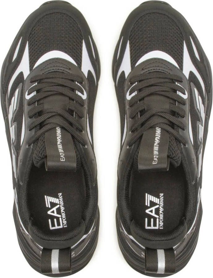 Emporio Armani EA7 Zwarte Zilveren Sneaker Black Heren - Foto 3