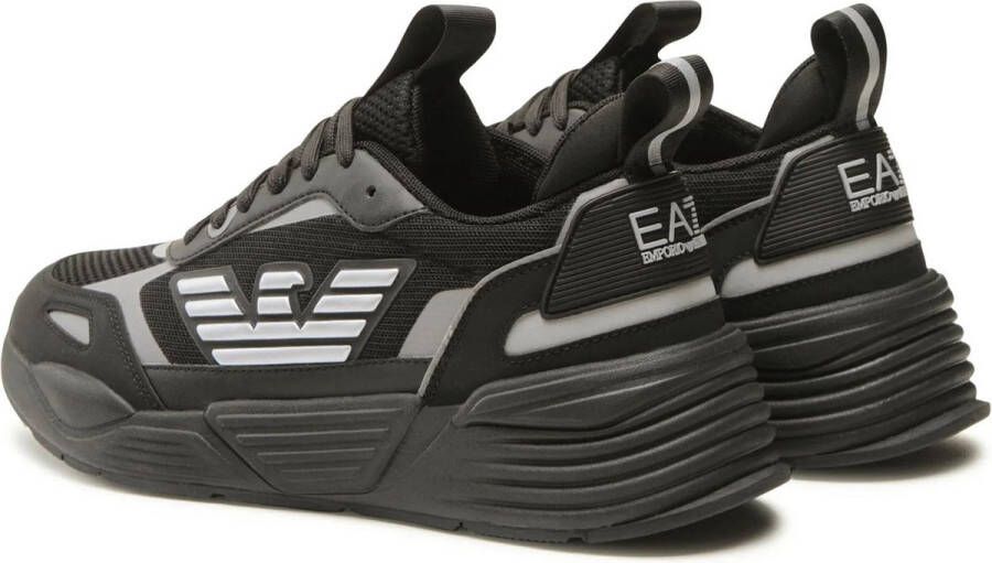 Emporio Armani EA7 Zwarte Zilveren Sneaker Black Heren - Foto 4