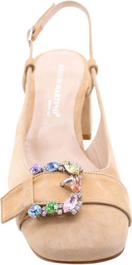 Enzo Di Martino Peep Toe Peep Heel Beige Dames - Foto 2