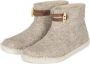 Esgii Vilten damesslof High Boots light grey Colour:Lichtgrijs Ecru - Thumbnail 2