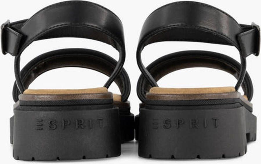 Esprit Zwarte chunky sandaal