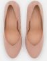 Even & Odd Faux Suede pumps Licht roze hoge hakken - Thumbnail 6