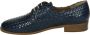 Everybody 19465 Volwassenen Dames veterschoenenPopulaire damesschoenen Kleur Blauw - Thumbnail 2