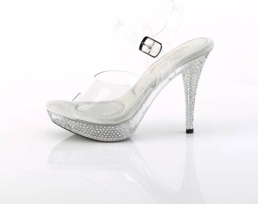 Fabelicious Fabulicious Sandaal met enkelband 37 Shoes ELEGANT 408 Transparant - Foto 3