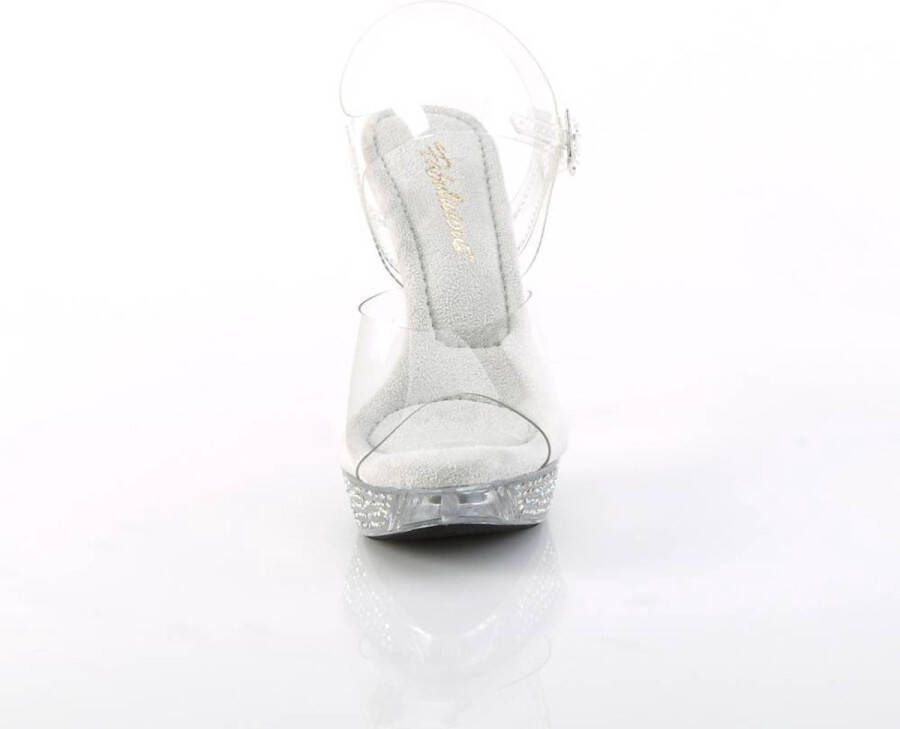 Fabelicious Fabulicious Sandaal met enkelband 37 Shoes ELEGANT 408 Transparant - Foto 4