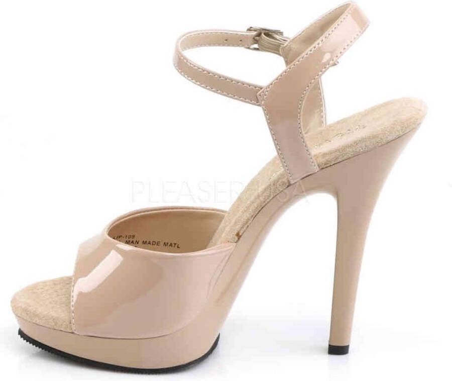 Fabulicious LIP-109 5 Heel 3 4 PF Ankle Strap Sandal