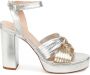 Fabienne Chapot Nolita Sandalette van leer met metallic finish - Thumbnail 7