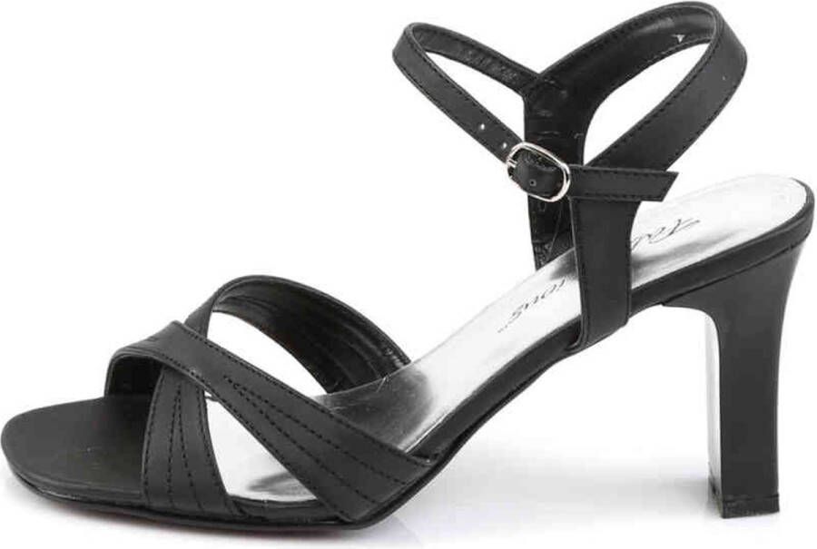 Fabelicious Fabulicious ROMANCE-313 Sandaal met enkelband 47 Shoes Zwart - Foto 3