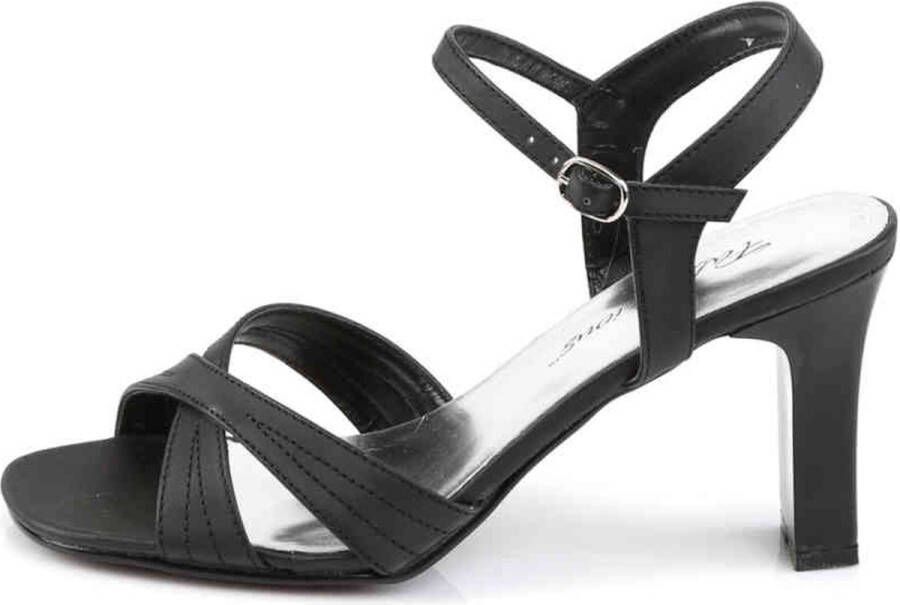 Fabelicious Fabulicious Sandaal met enkelband 46 Shoes ROMANCE 313 Zwart - Foto 3