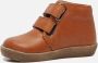 Falcotto velcro's lederen sneakers Conte cognac - Thumbnail 4