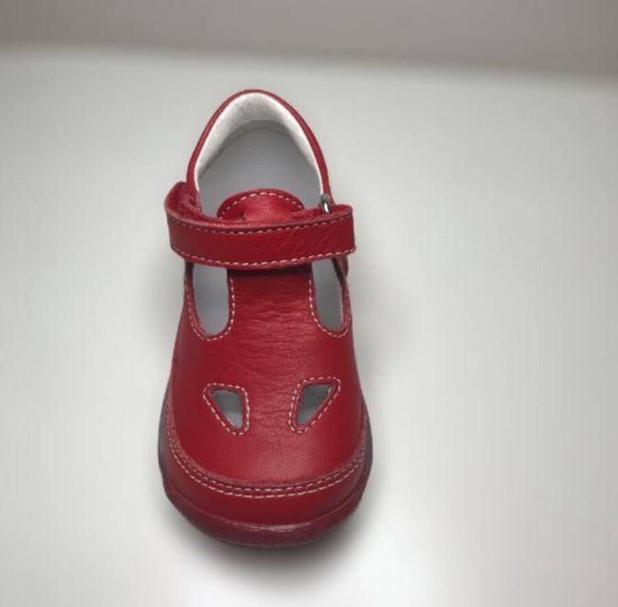 Falcotto gesloten velcro sandaal 422 rood