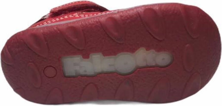 Falcotto gesloten velcro sandaal 422 rood