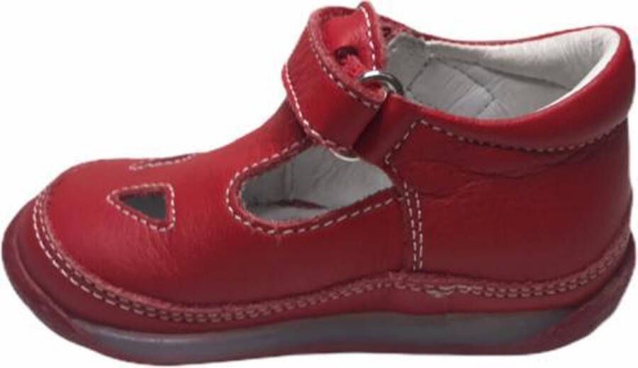 Falcotto gesloten velcro sandaal 422 rood - Foto 4