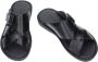 Fbaldassarri -Heren zwart pantoffel slippers - Thumbnail 2