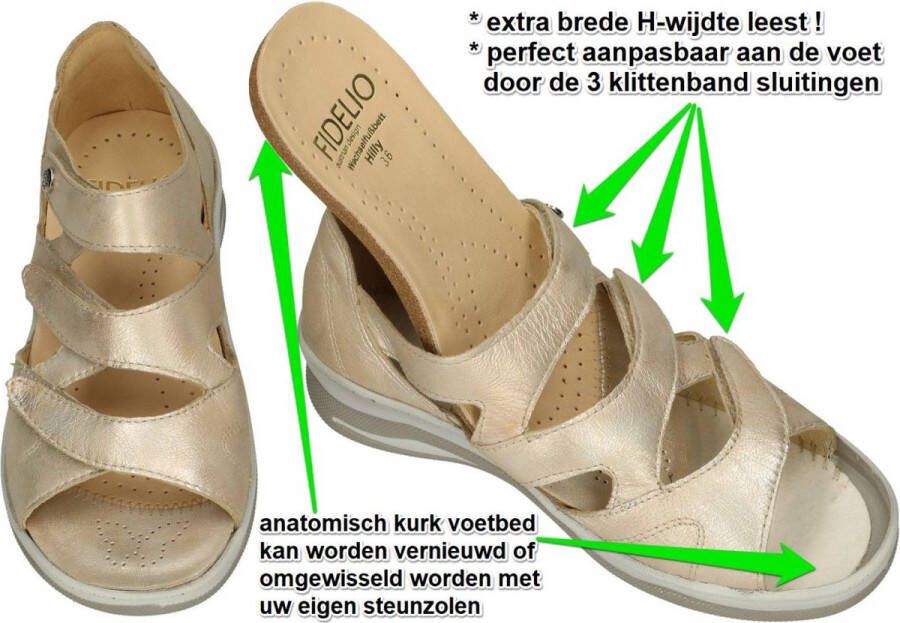 Fidelio Hallux -Dames beige sandalen