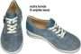 Fidelio Hallux -Dames blauw licht sneakers - Thumbnail 3