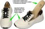 Fidelio Hallux -Dames crÈme sneakers - Thumbnail 3