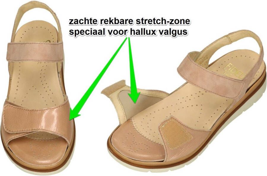 Fidelio Hallux -Dames oud roze sandalen