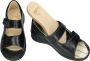 Fidelio Hallux -Dames zwart sandalen - Thumbnail 2
