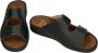Fidelio Hallux -Heren zwart pantoffels & slippers - Thumbnail 3