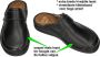 Fidelio Hallux -Heren zwart pantoffels & slippers - Thumbnail 3