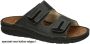 Fidelio Hallux -Heren zwart pantoffels & slippers - Thumbnail 8