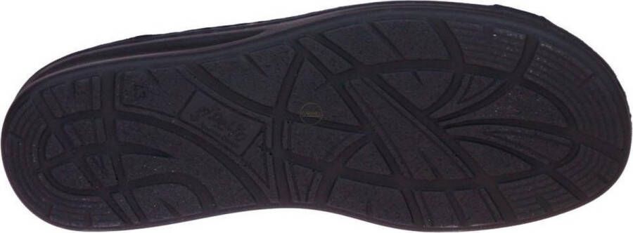Fidelio Hallux -Heren zwart pantoffels & slippers