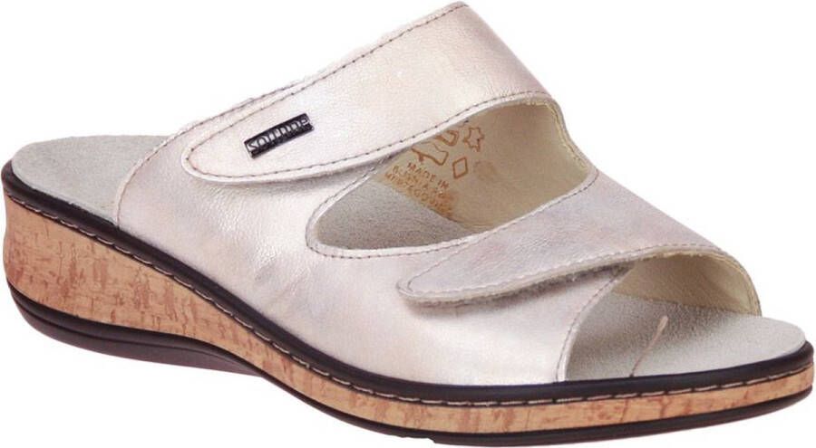 Fidelio Softline Beige Metallic Slipper