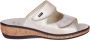 Fidelio Softline Beige Metallic Slipper - Thumbnail 3