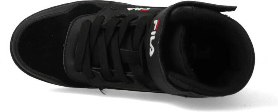 Fila Arcade Velcro Mid Kids Hoge sneakers Leren Sneaker Jongens Zwart