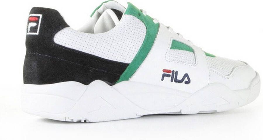 Fila Cedar CB Low Wit Donkerblauw Groen Heren Sneakers Wit Divers Kleur Wit Divers