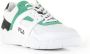 Fila Cedar CB Low Wit Donkerblauw Groen Heren Sneakers Wit Divers | Kleur Wit Divers - Thumbnail 3